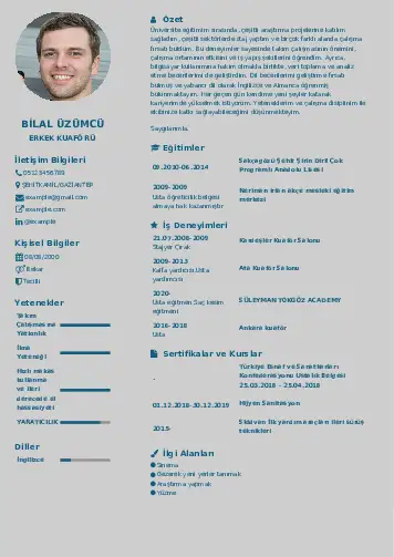 Kuaför Cv Örnekleri cv indir